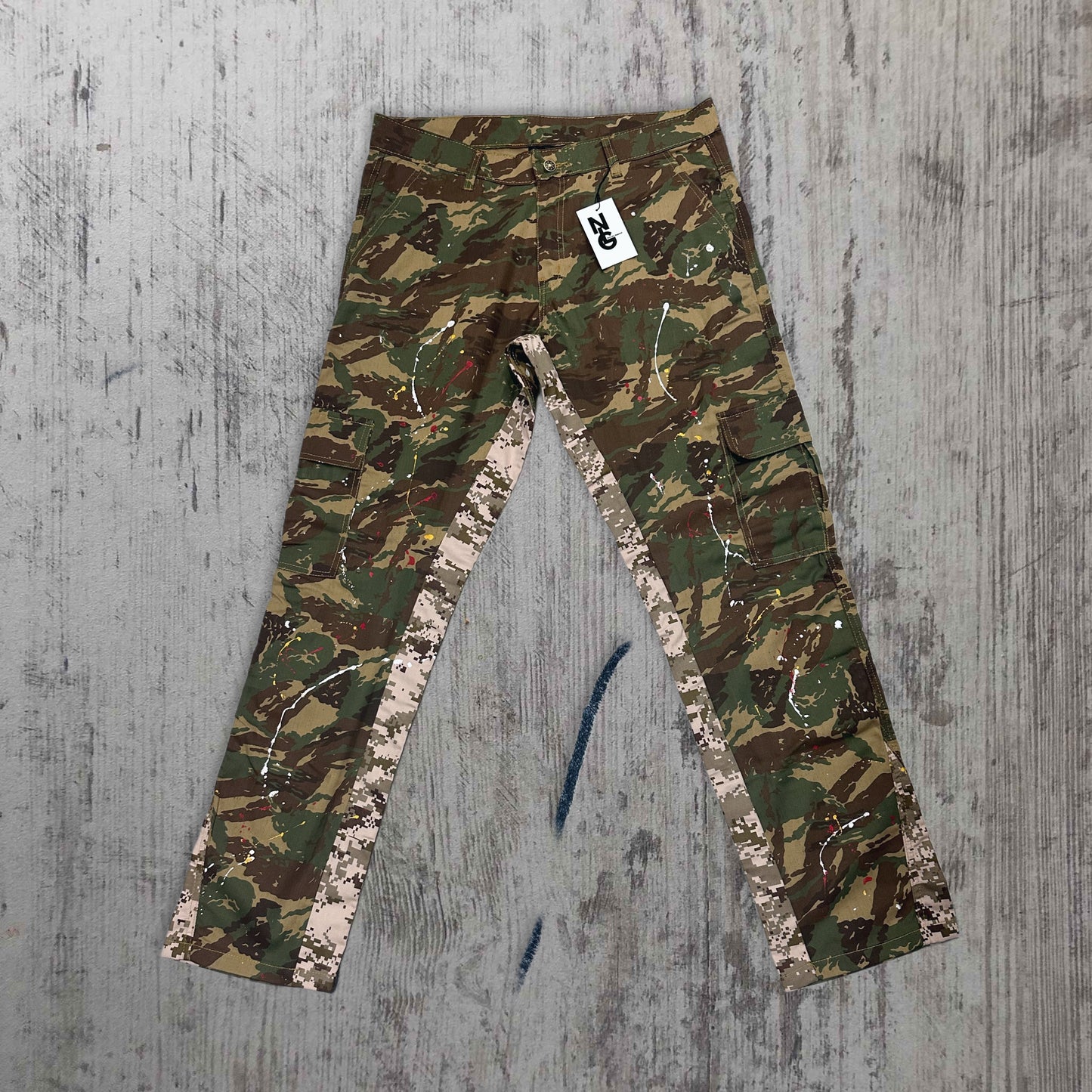 NoLoGo two toned camouflage cargos