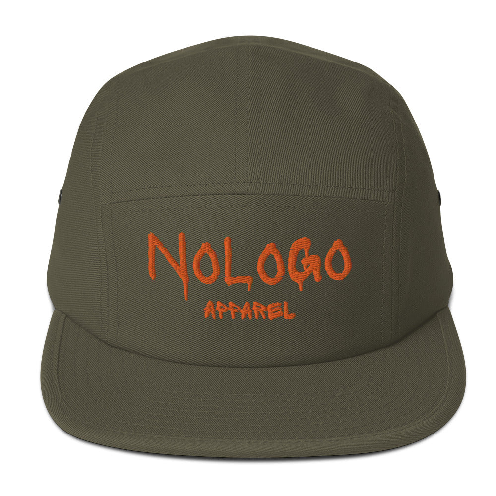 NoLoGo Graffiti print embroidered five panel cap