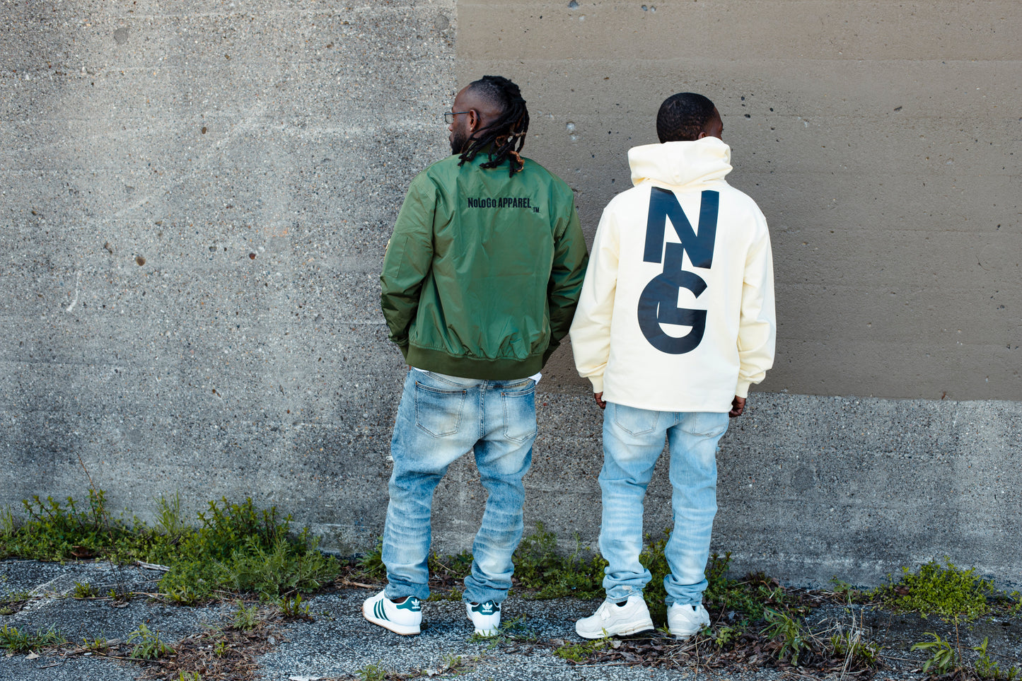 NLG by NoLoGo cream hoodie