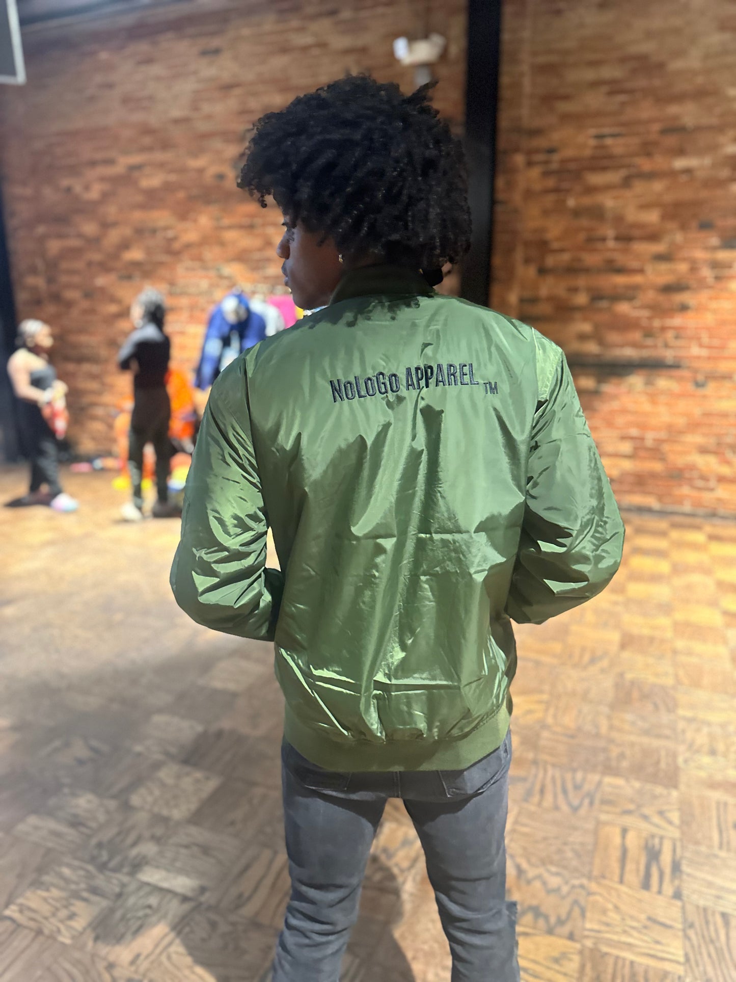 Mission Statement Premium recycled bomber jacket