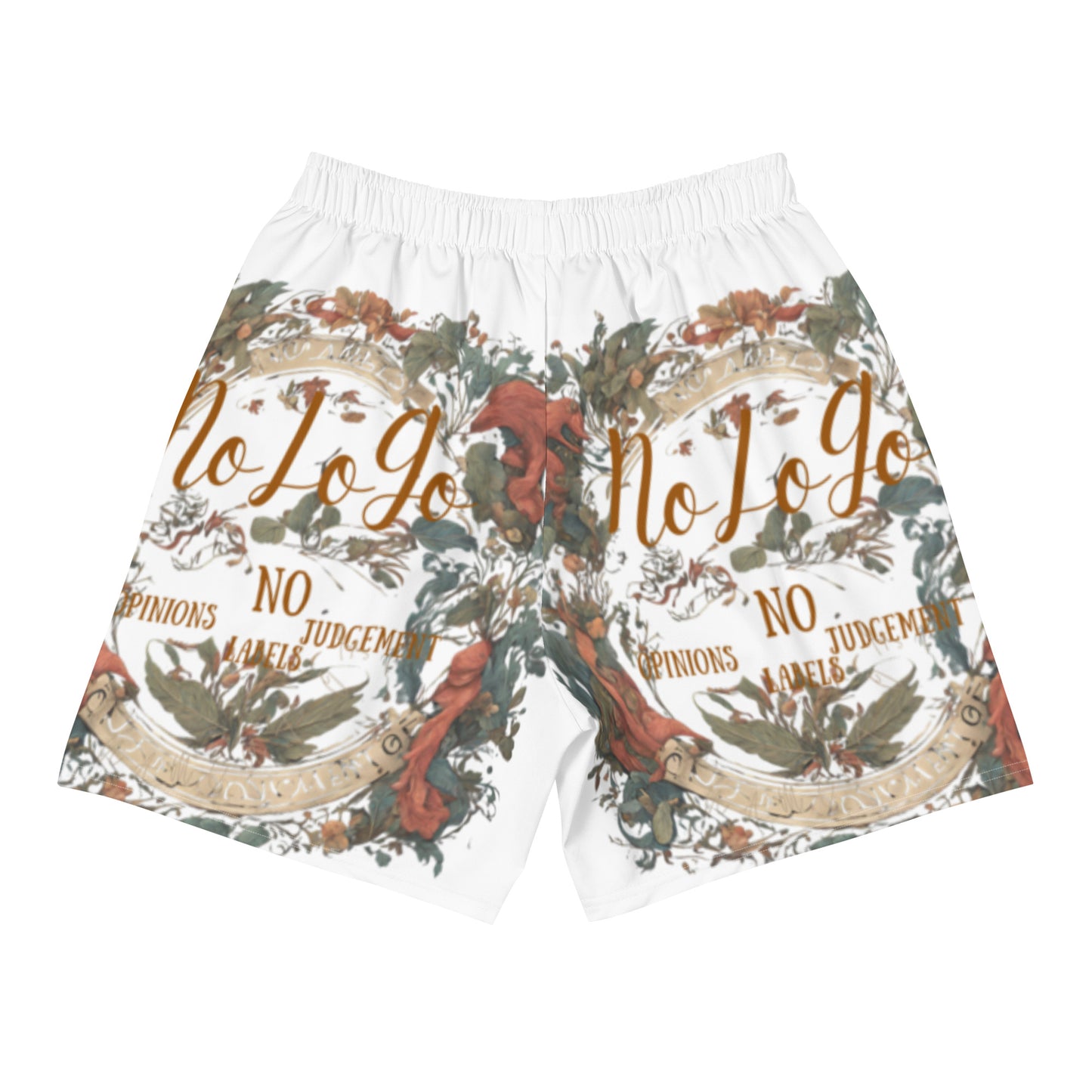 NoLoGo vacay vibes Men's Recycled Athletic Shorts