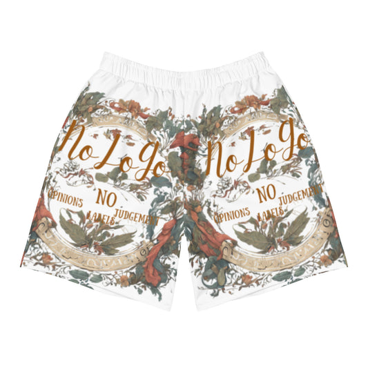 NoLoGo vacay vibes Men's Recycled Athletic Shorts