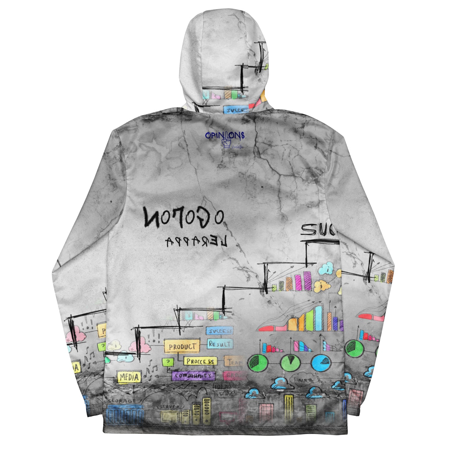 NoLoGo Graffiti art unisex windbreaker