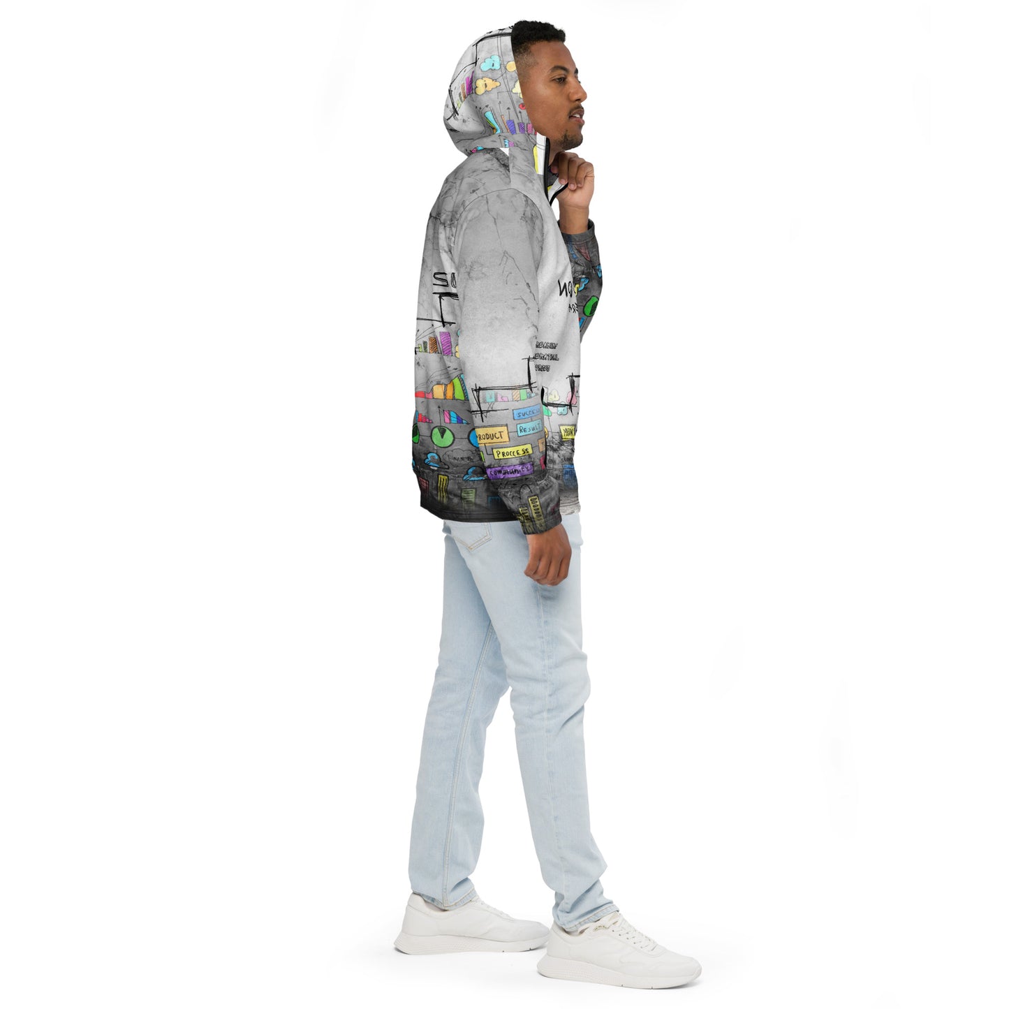 NoLoGo Graffiti art unisex windbreaker