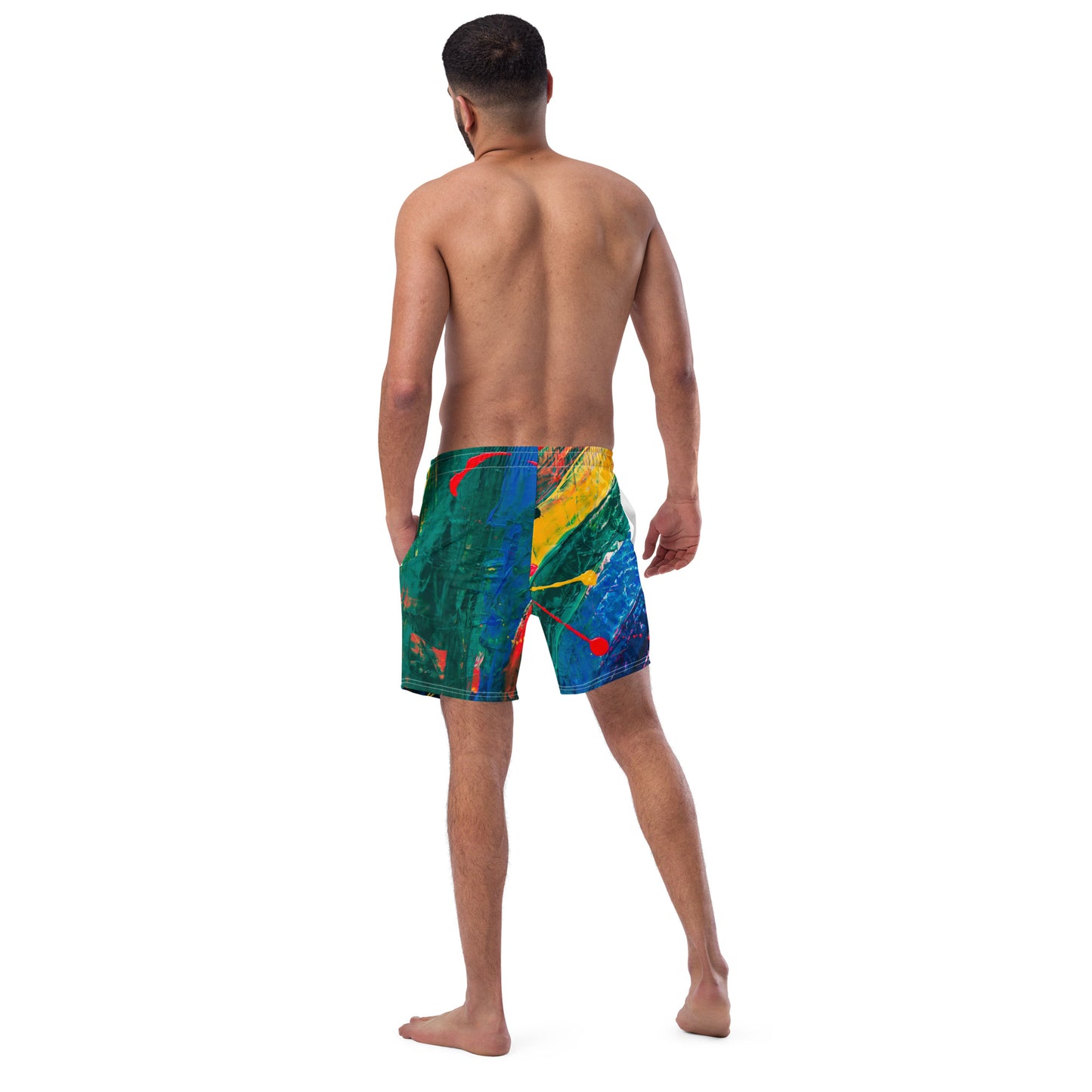 Love is Love men's swim trunks