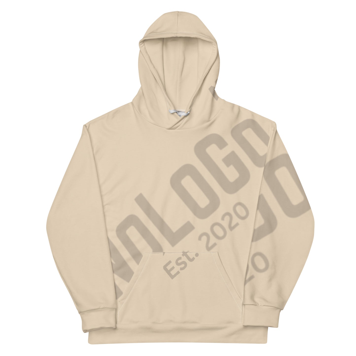 NoLoGo Est. 2020 all over print unisex hoodie