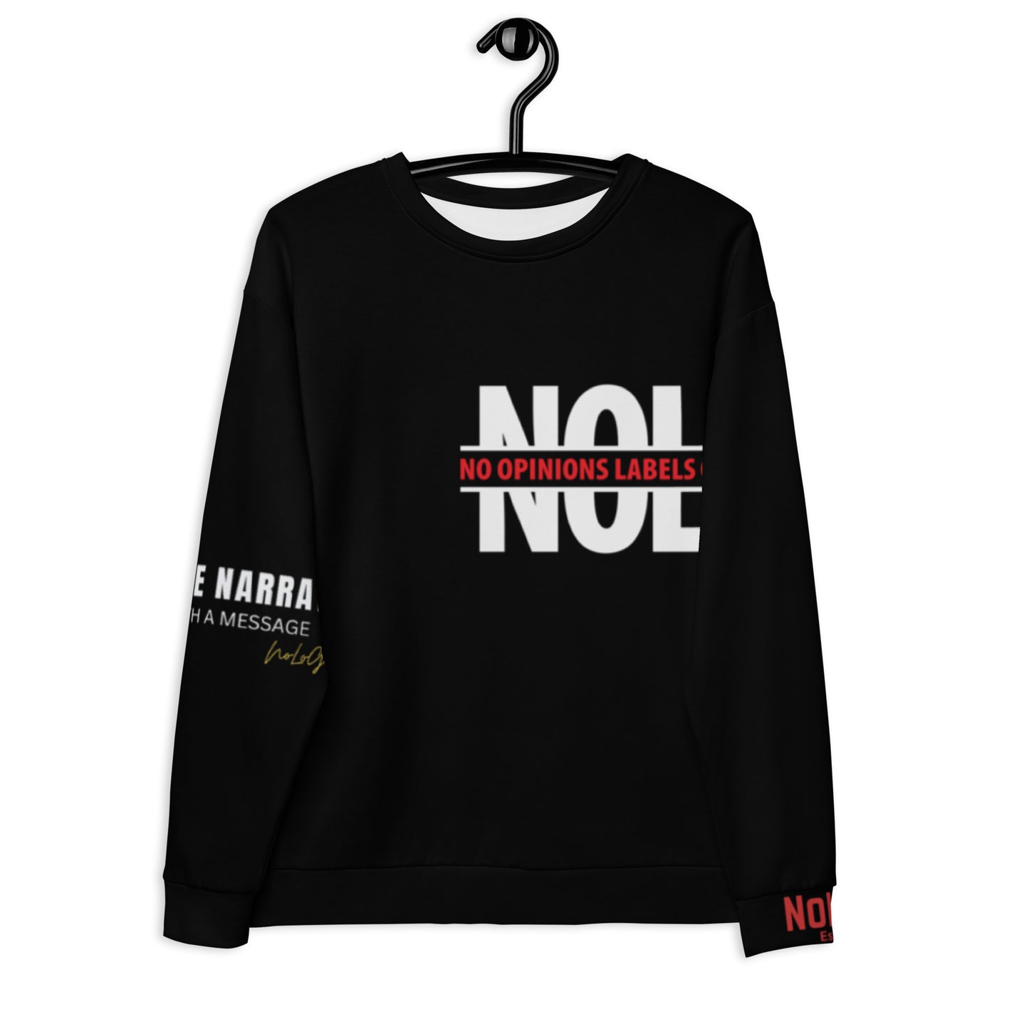 NoLoGo Apparel all over print unisex sweatshirt