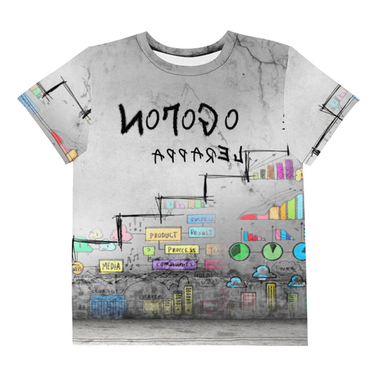 NoLoGo Graffiti inspired Youth crew neck t-shirt