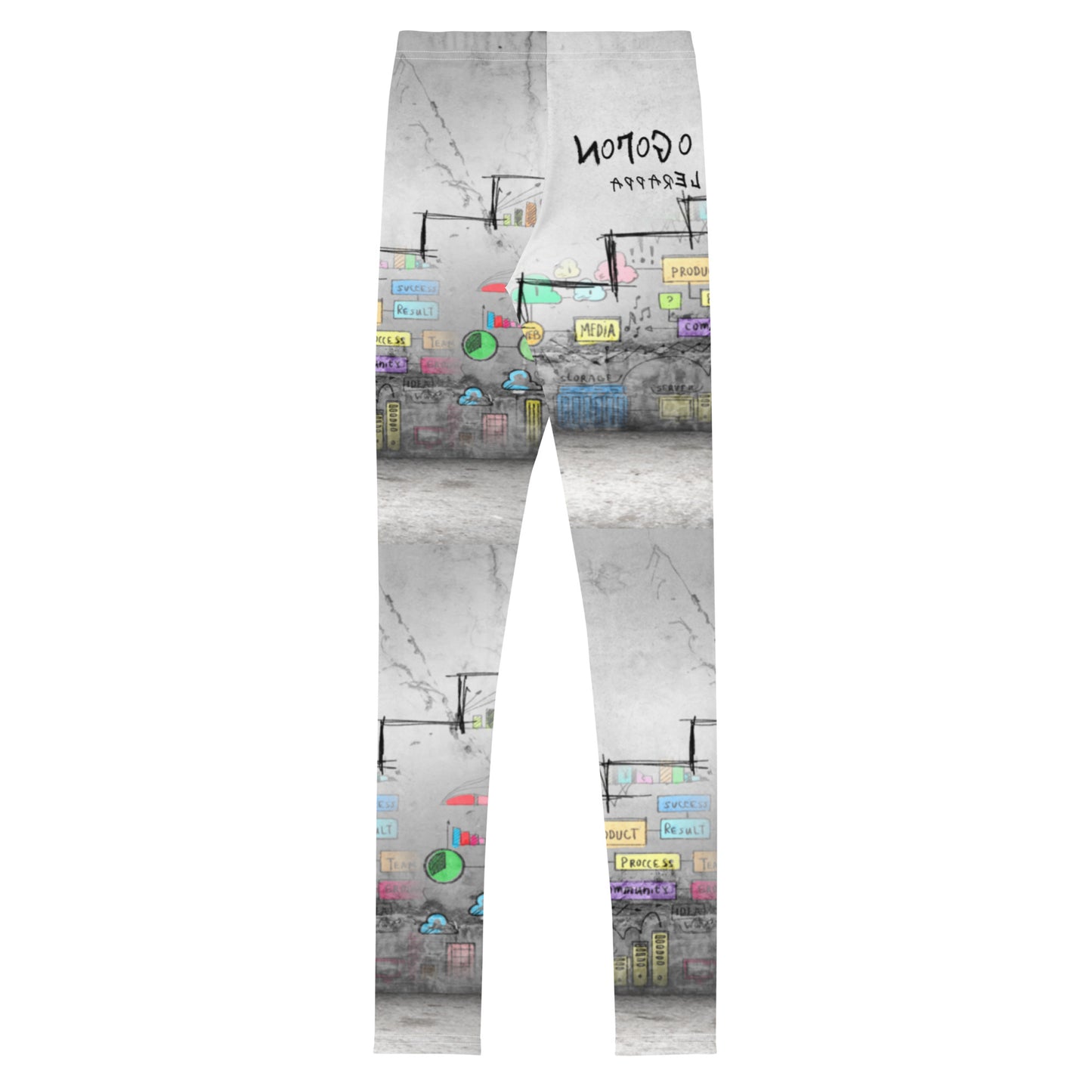 NoLoGo Graffiti inspired Youth Leggings