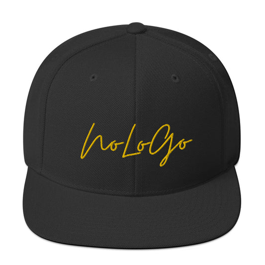 NoLoGo Signature Black Snapback Hat