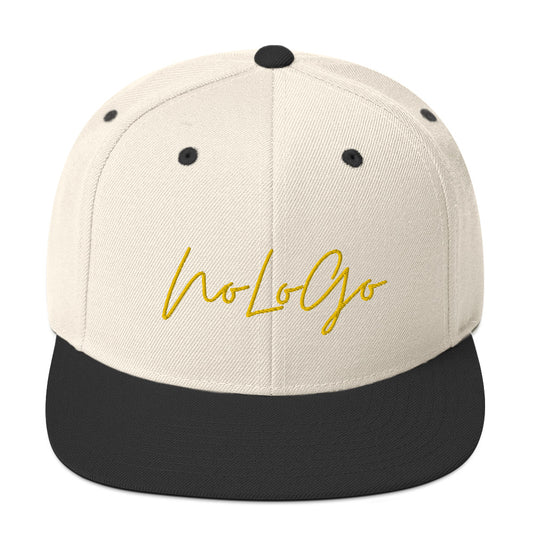 NoLoGo Signature Cream Snapback Hat