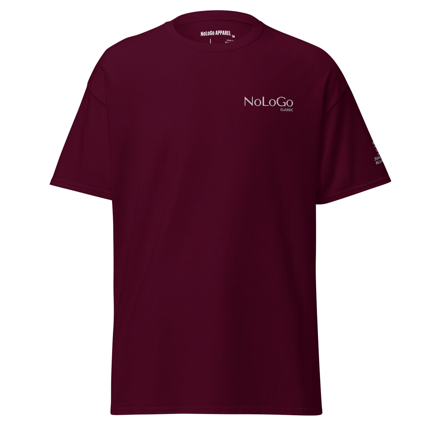 NoLoGo Classic Embroidered men's classic tee