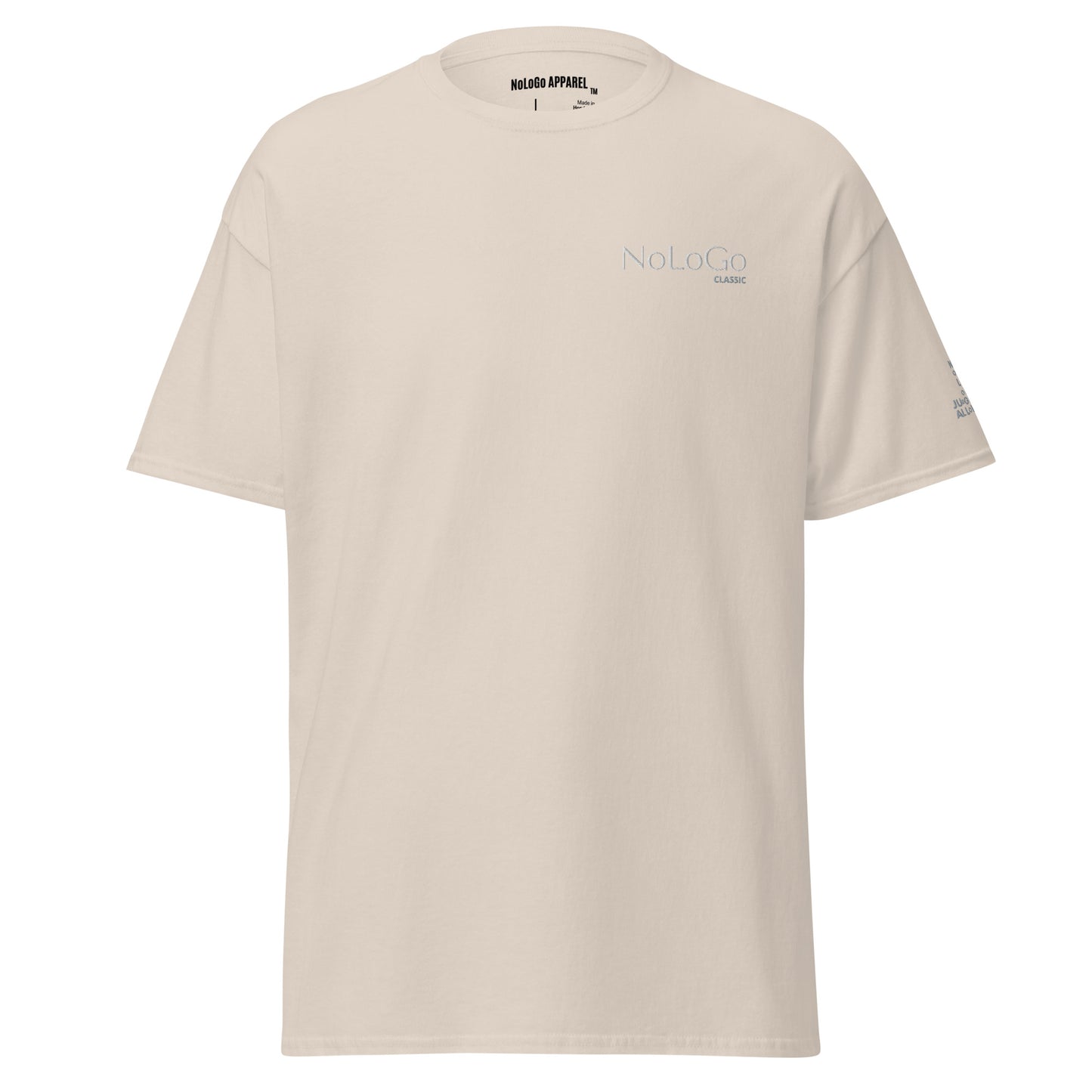 NoLoGo Classic Embroidered men's classic tee