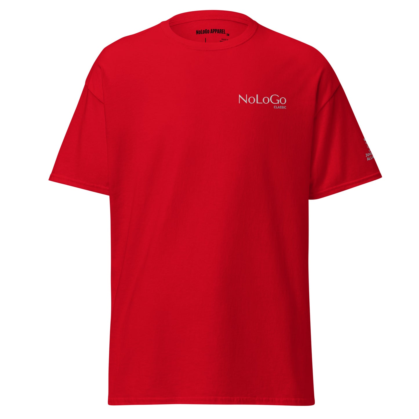 NoLoGo Classic Embroidered men's classic tee