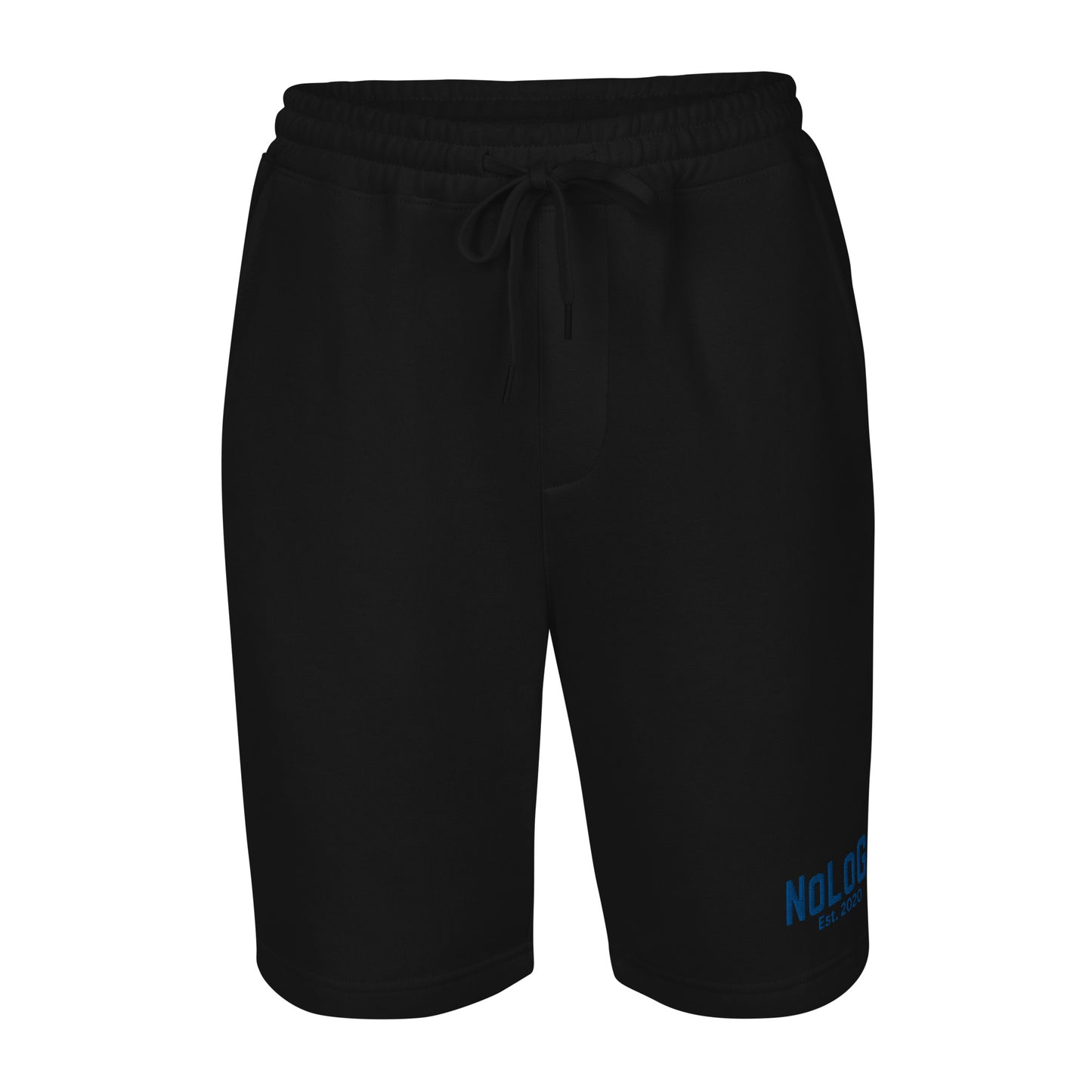 Est. 2020 men's fleece shorts (grey & blue, black & blue and white & blue)