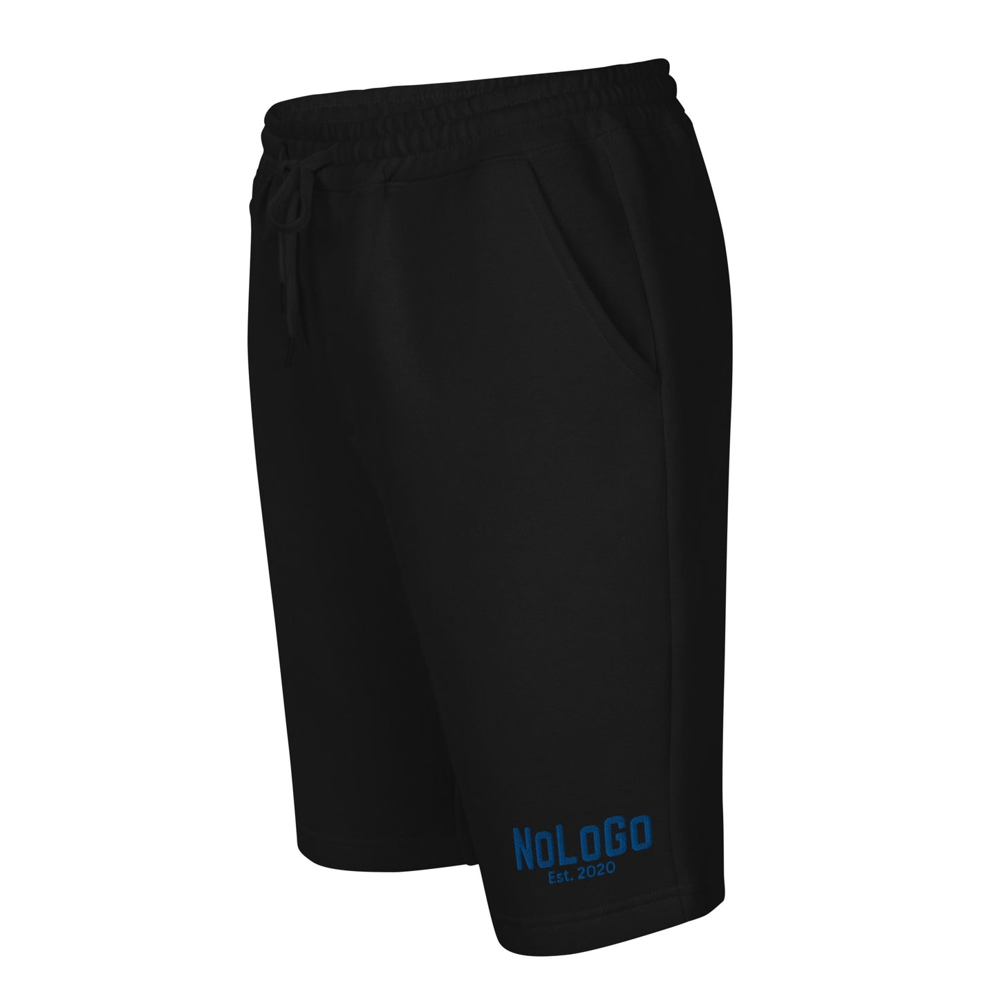 Est. 2020 men's fleece shorts (grey & blue, black & blue and white & blue)