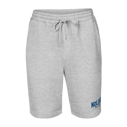 Est. 2020 men's fleece shorts (grey & blue, black & blue and white & blue)