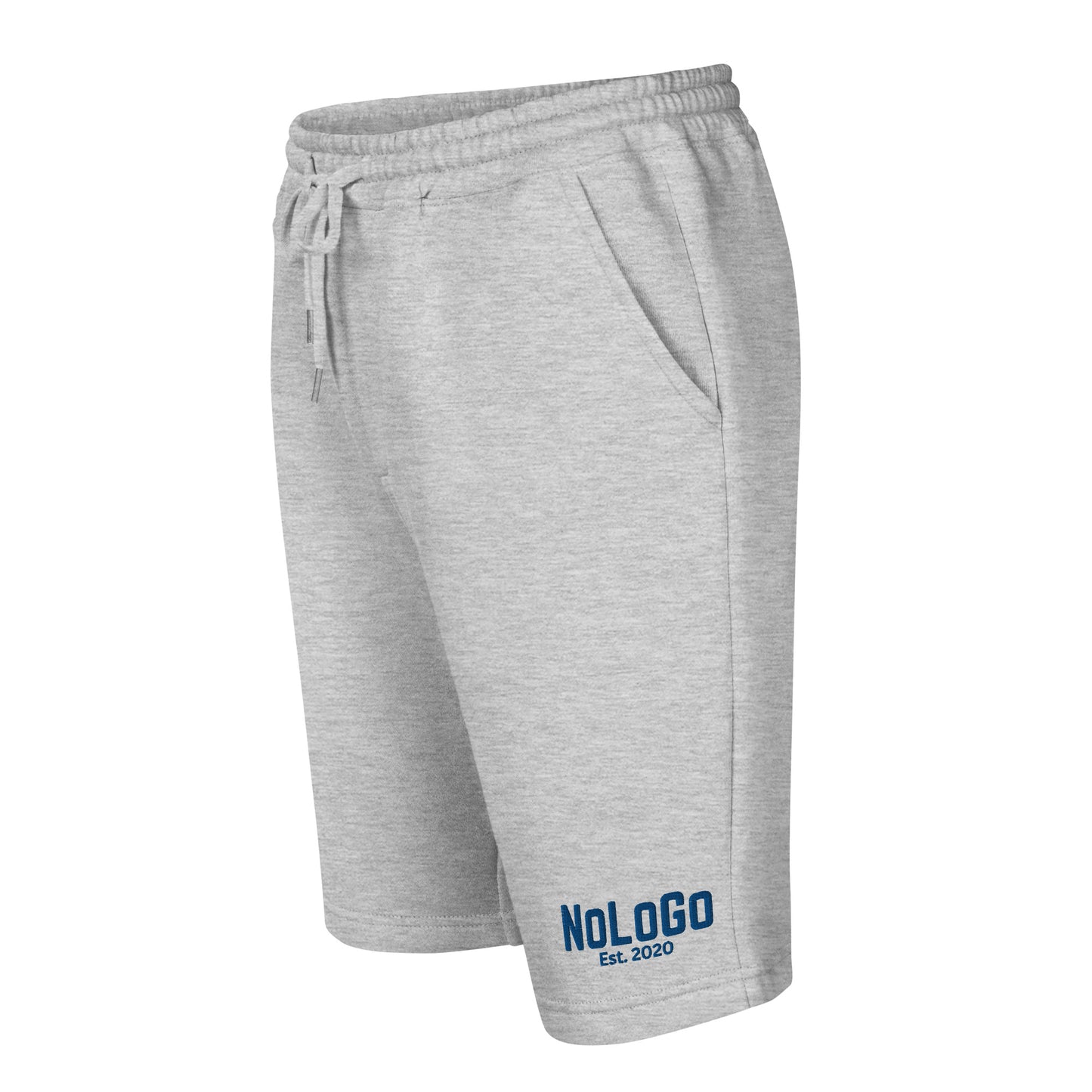 Est. 2020 men's fleece shorts (grey & blue, black & blue and white & blue)