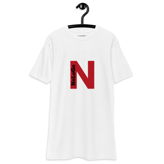 N is for NoLoGo men’s premium heavyweight tee