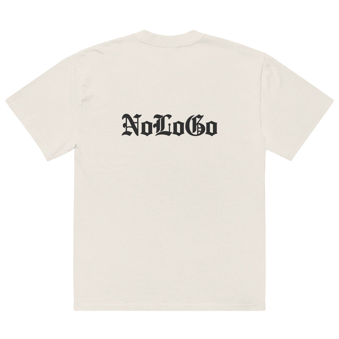 NoLoGo oversized faded t-shirt