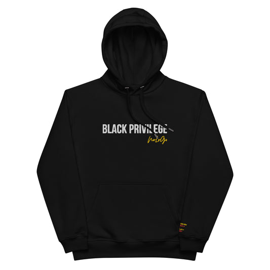 Black Privilege by NoLoGo Premium eco hoodie