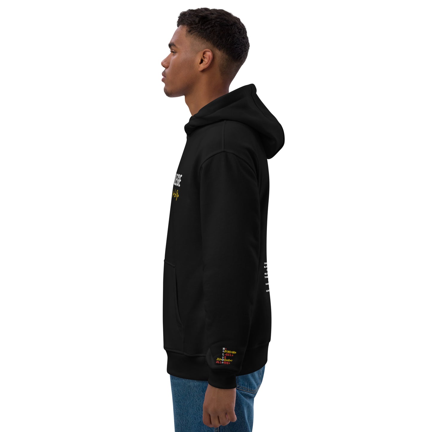 Black Privilege by NoLoGo Premium eco hoodie