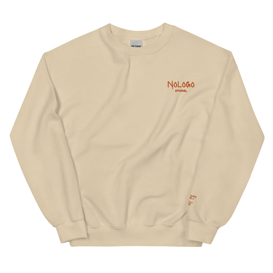 NoLoGo Graffiti inspired embroider unisex sweatshirt