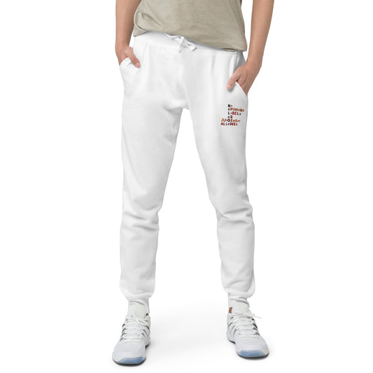 Mission Statement unisex fleece sweatpants