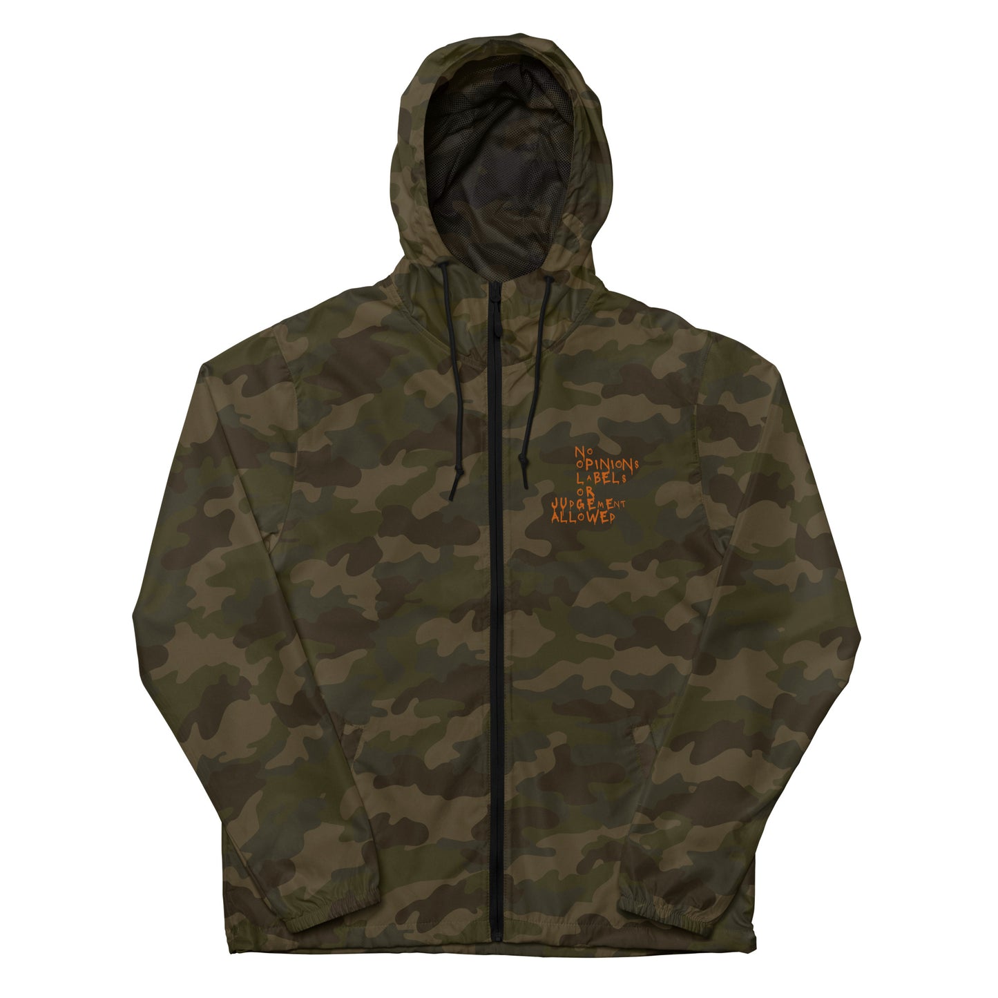 NoLoGo Graffiti print unisex camo lightweight windbreaker