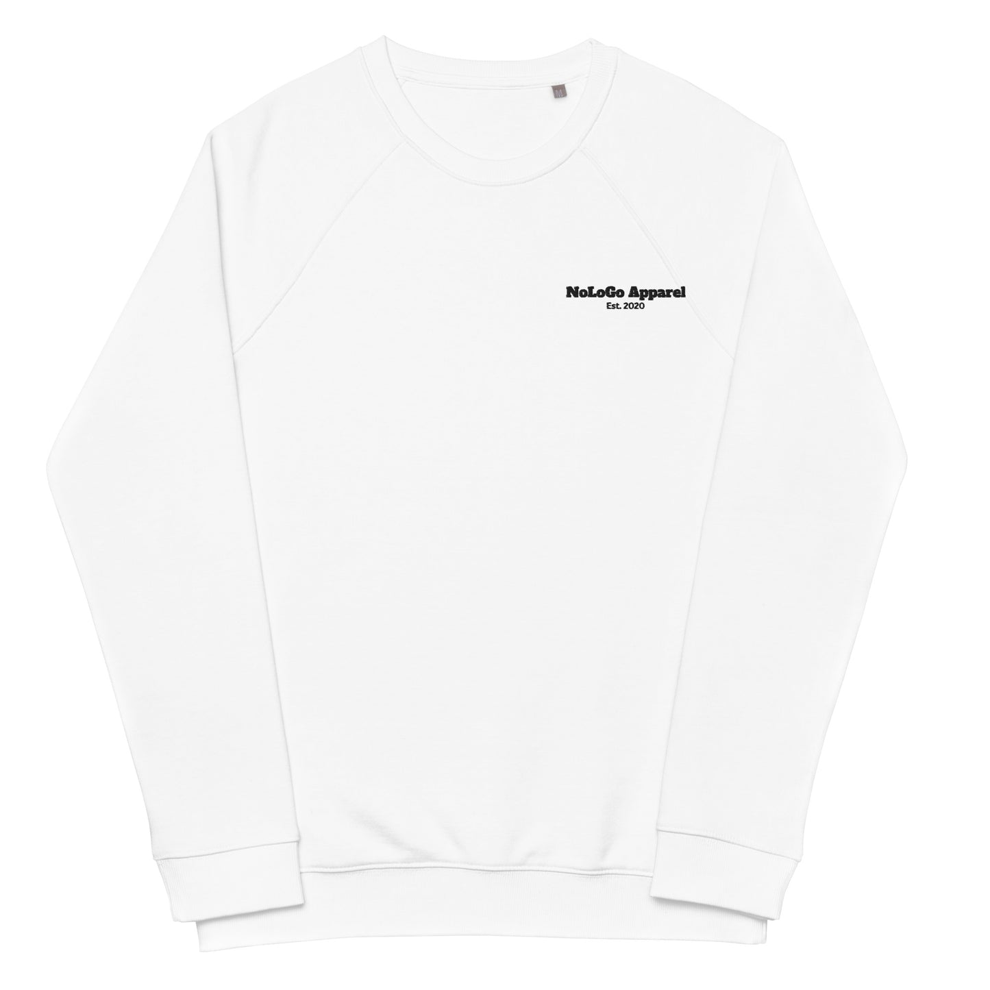 NoLoGo Apparel unisex organic raglan sweatshirt