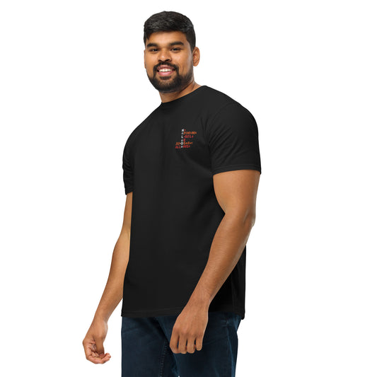 Embroidered "Mission Statement" Organic T-Shirt