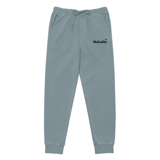 NoLoGo TM Slate Blue Unisex pigment-dyed sweatpants