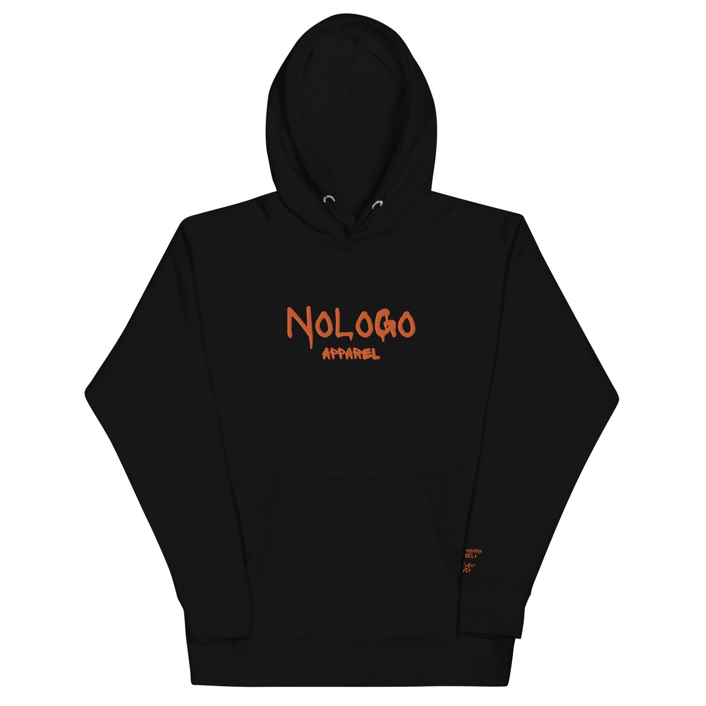 NoLoGo Graffiti inspired unisex hoodie