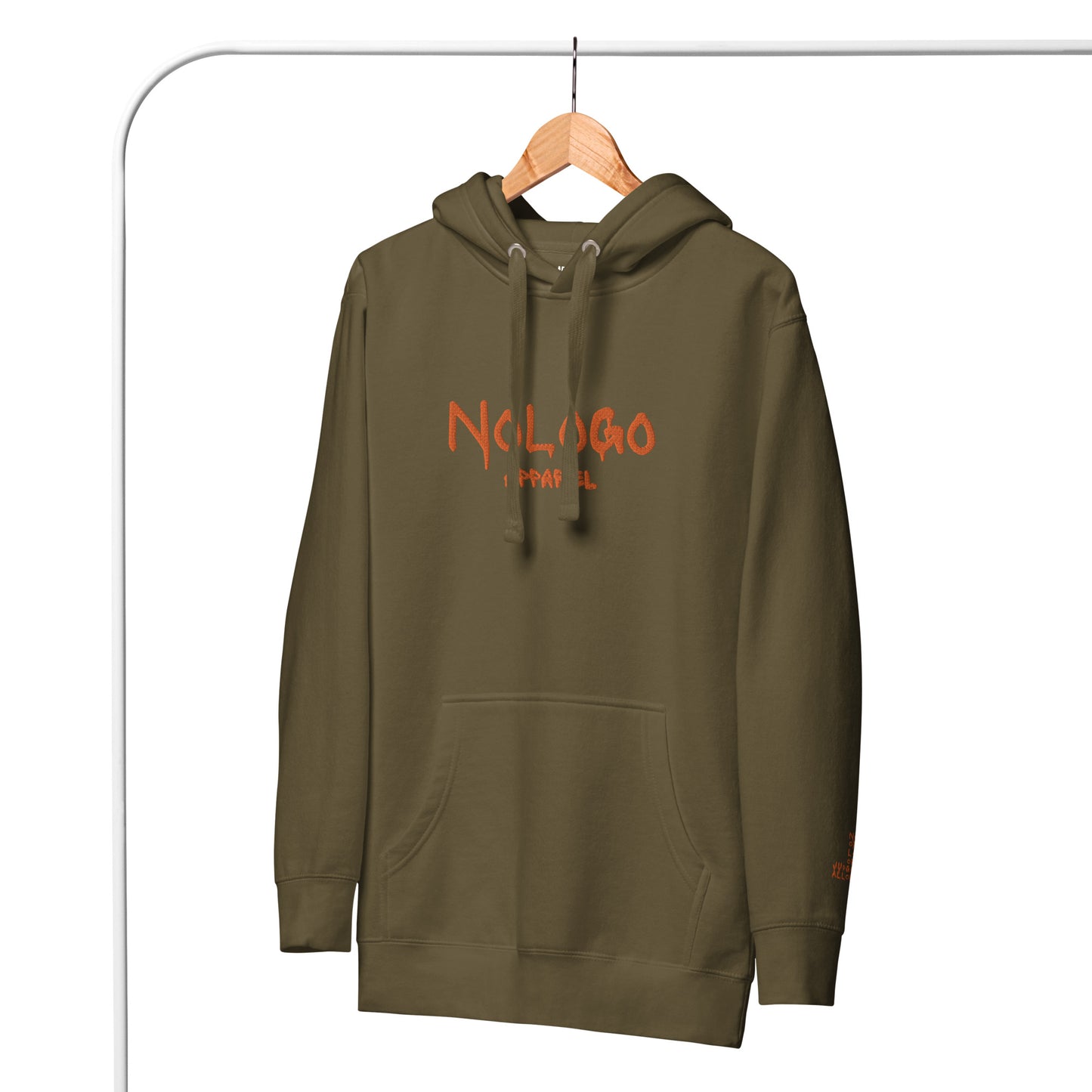 NoLoGo Graffiti inspired unisex hoodie