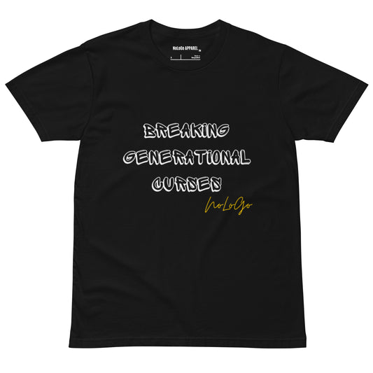 Breaking generational curses graffiti print Unisex premium t-shirt