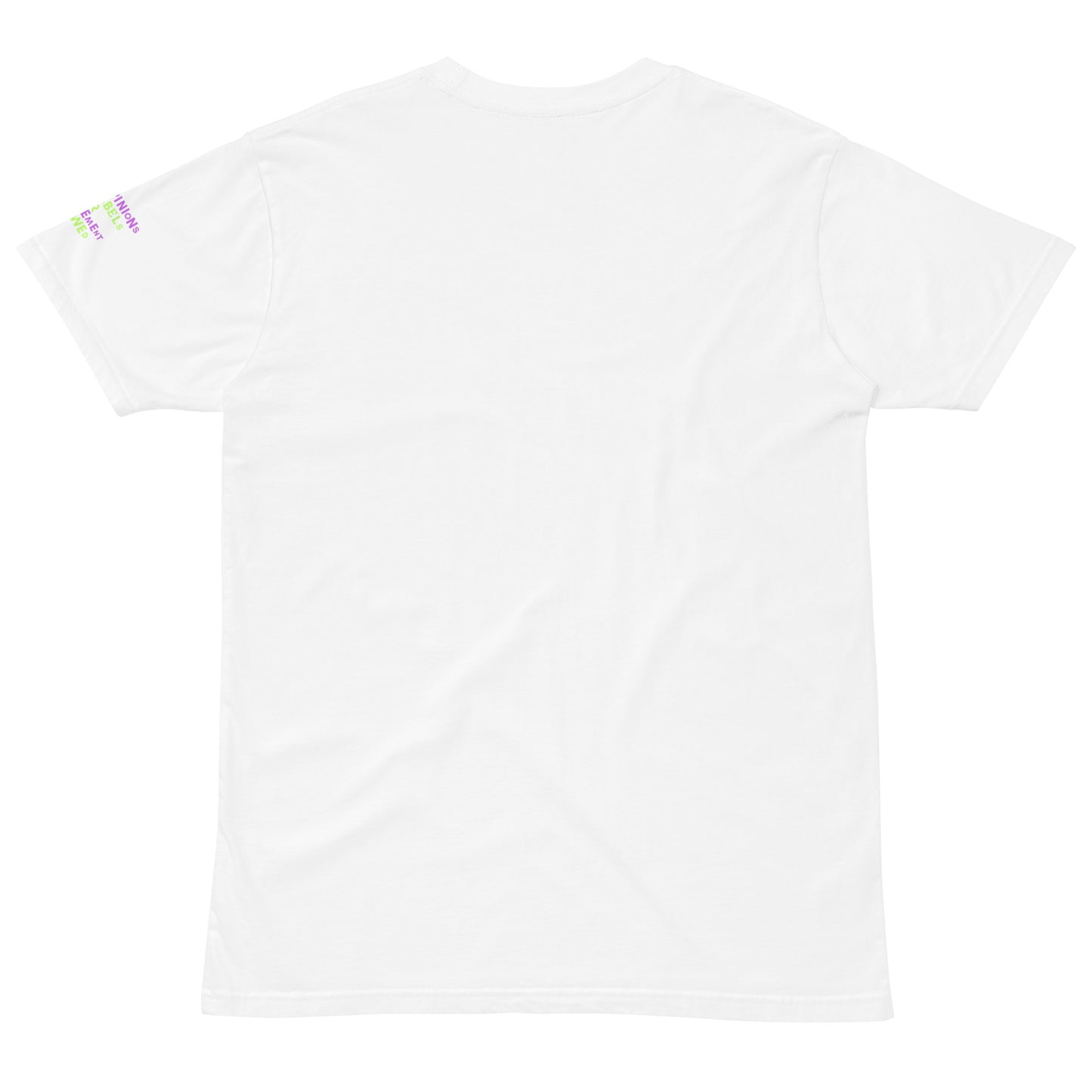 NoLoGo letter soup unisex premium t-shirt