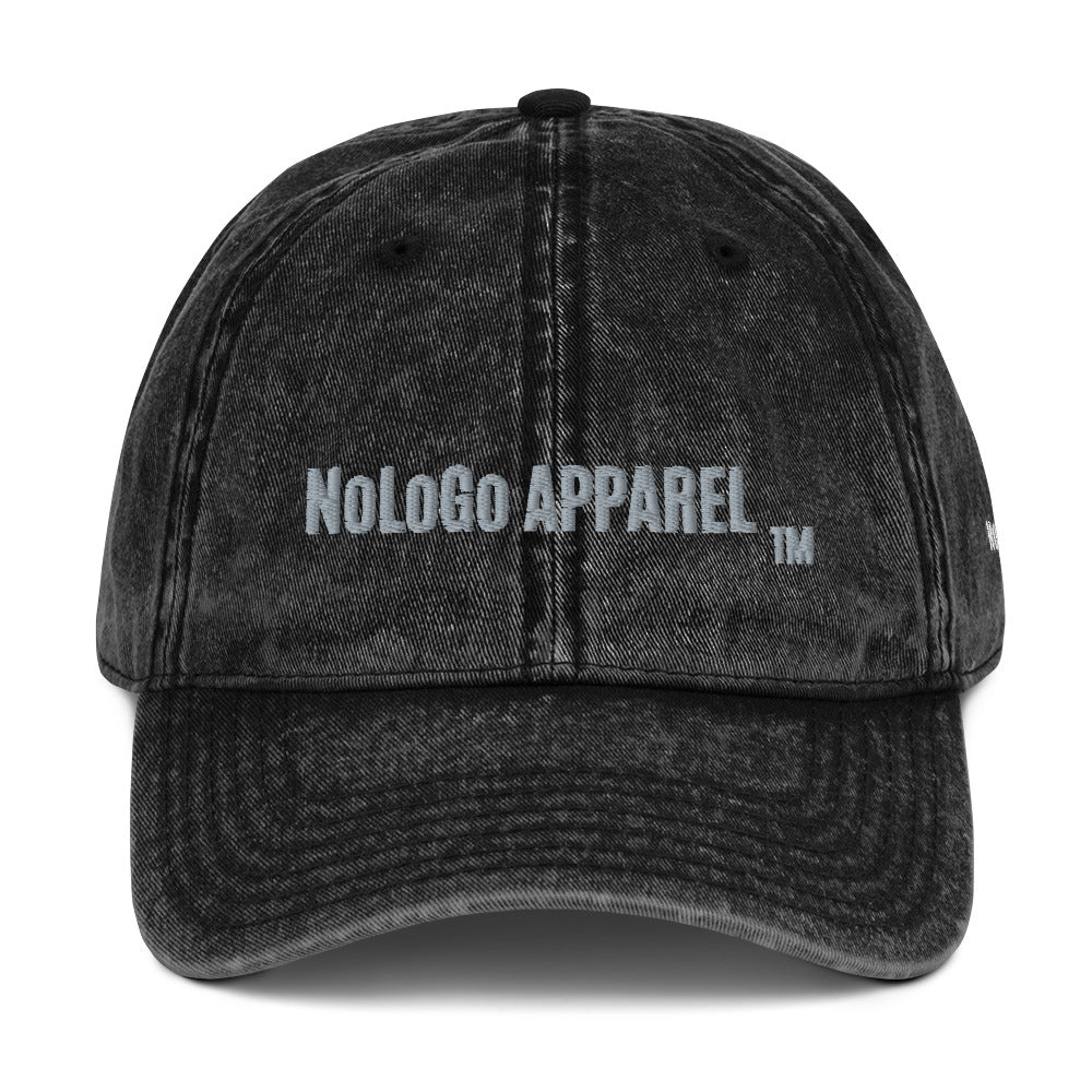 NoLoGo Apparel embroidered vintage cap