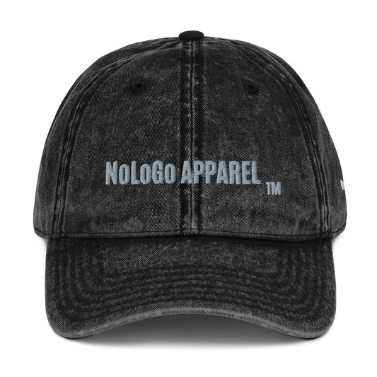 NoLoGo Apparel embroidered vintage cap