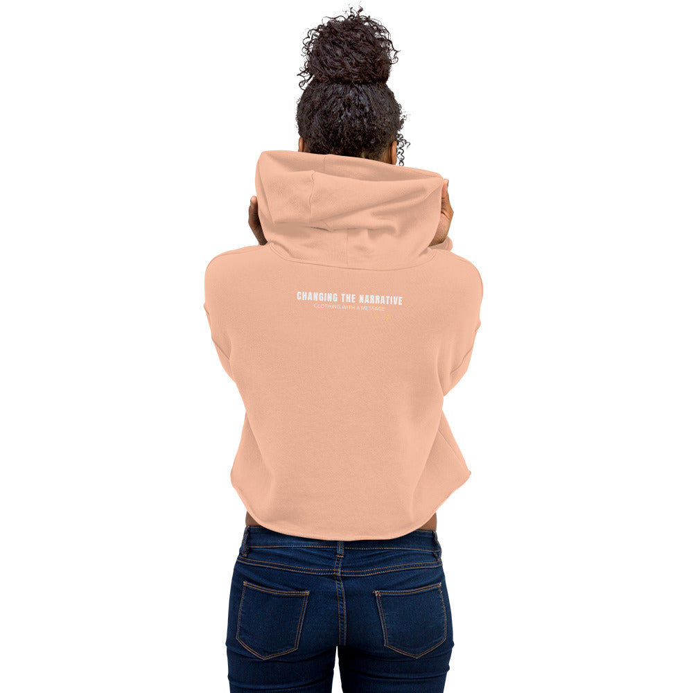 F.Y.O Embroidered Crop Hoodie