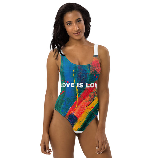 Love is Love One-Piece Swimsuit