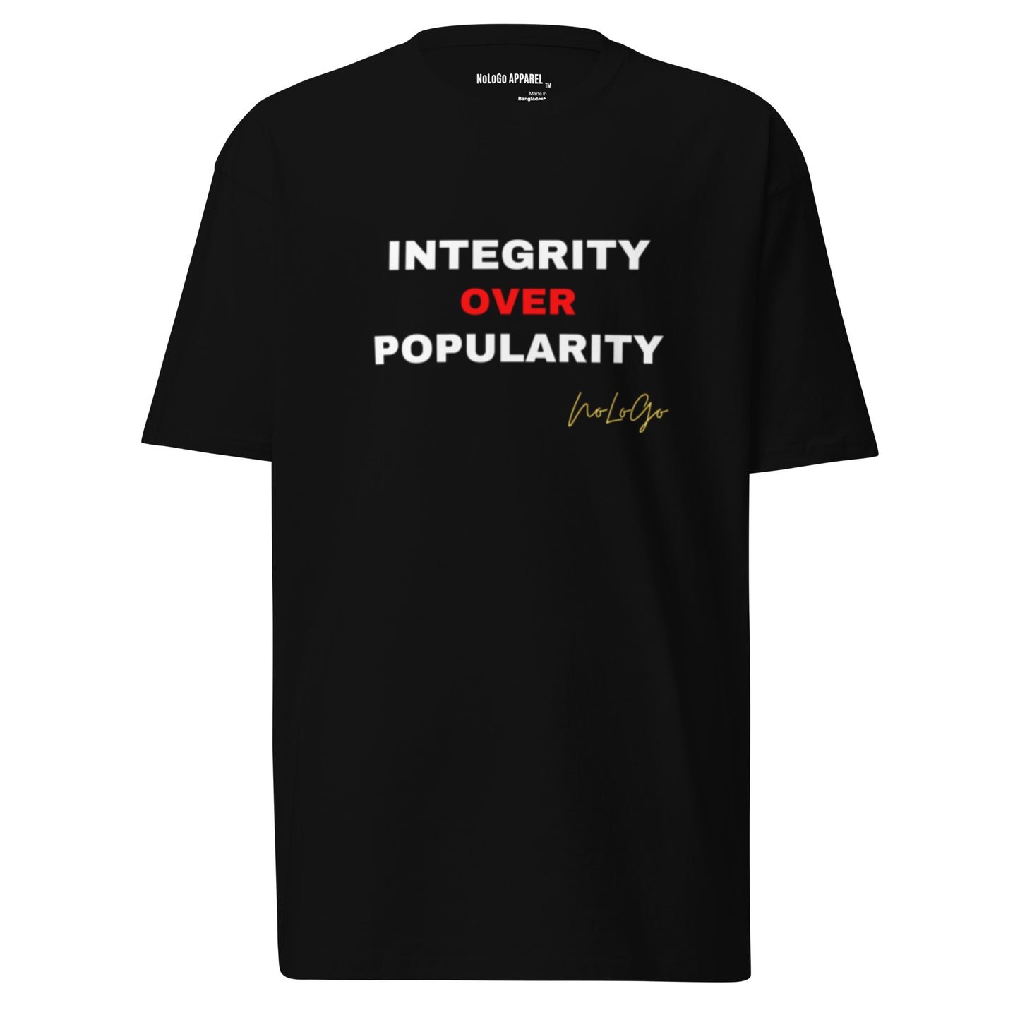 I.O.P men’s premium heavyweight tee