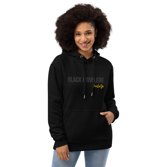 Black Privilege by NoLoGo Premium eco hoodie