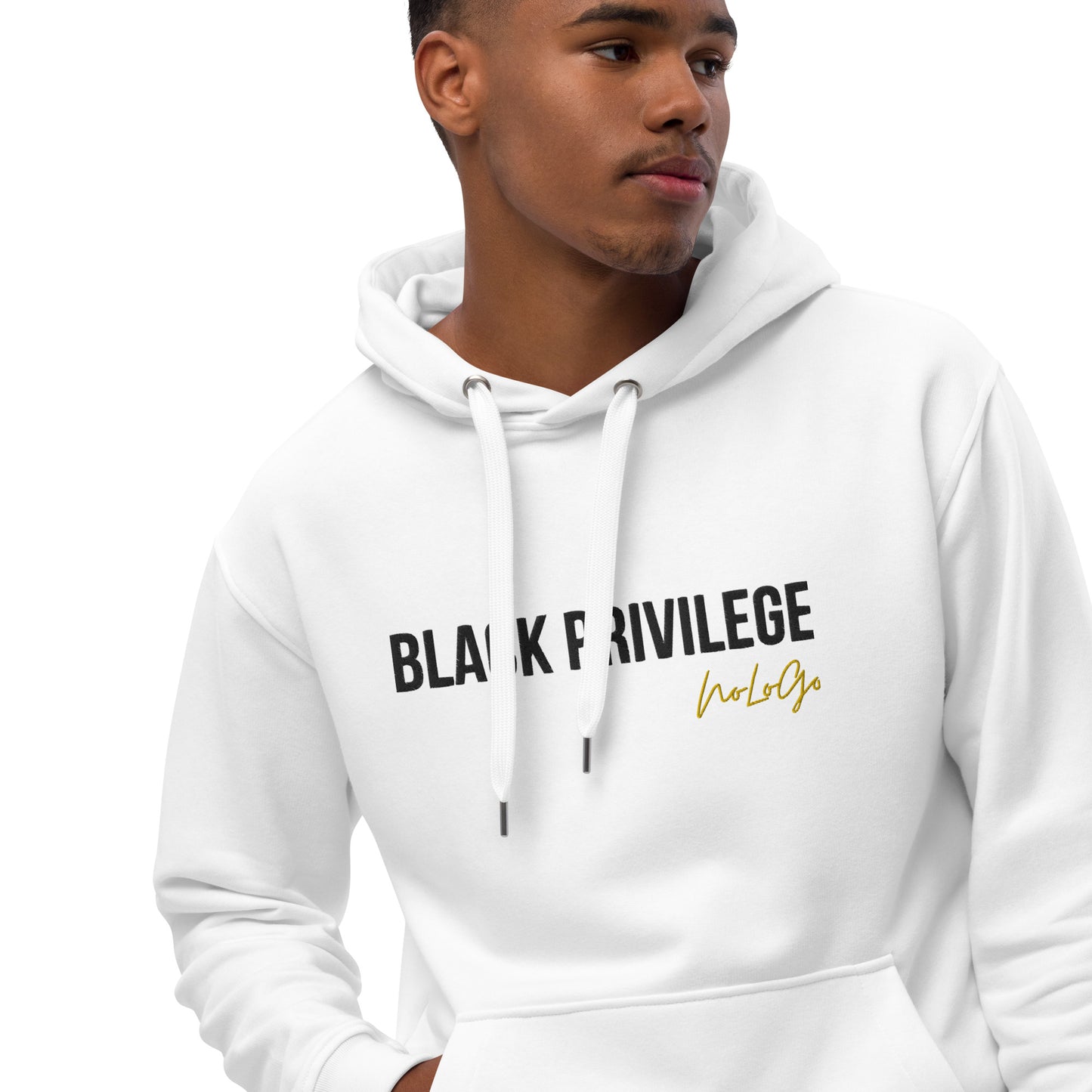 Black Privilege premium eco hoodie