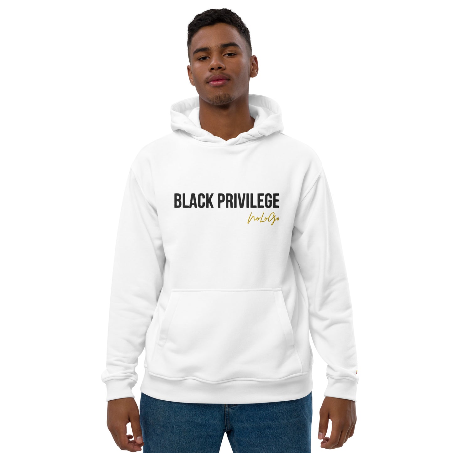 Black Privilege premium eco hoodie