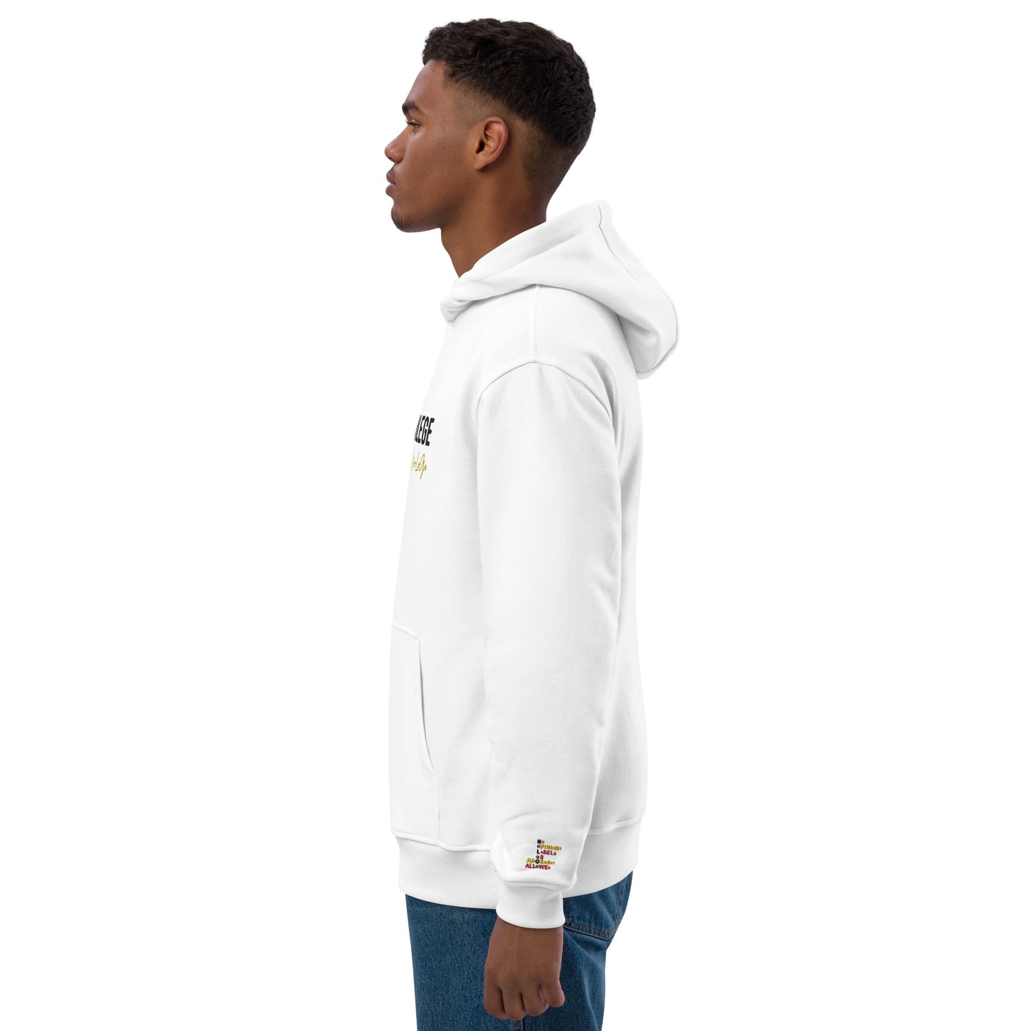 Black Privilege premium eco hoodie