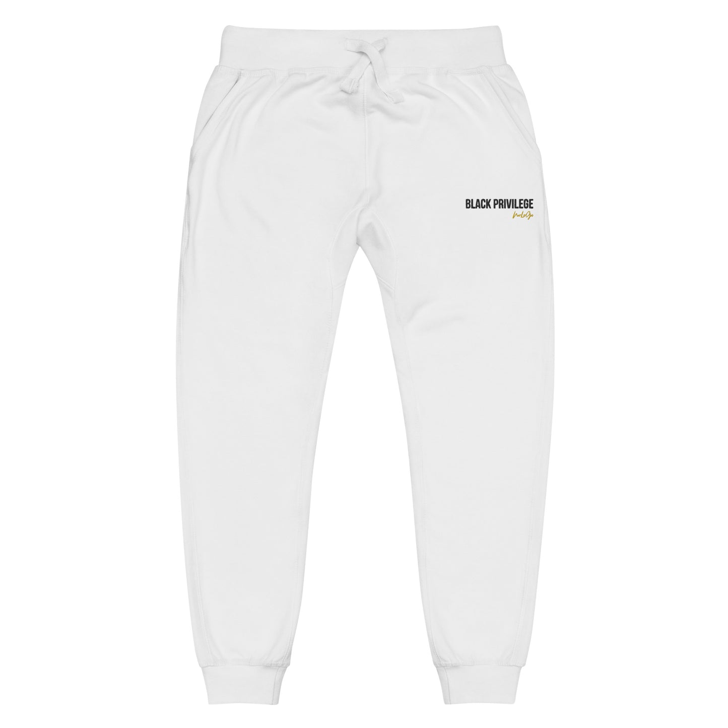 Black Privilege unisex fleece sweatpants