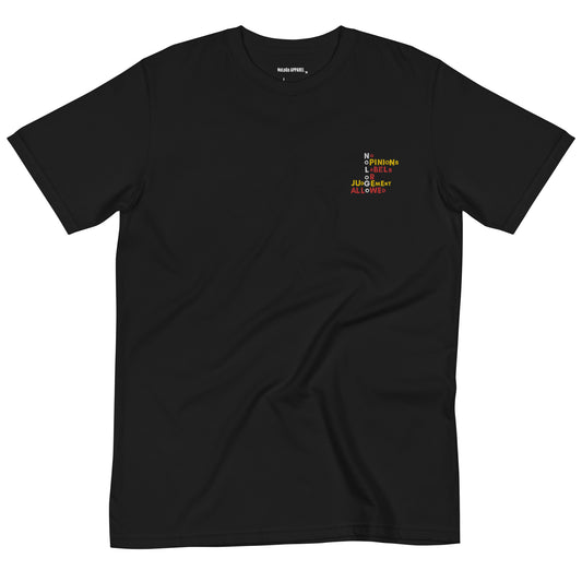 Embroidered "Mission Statement" Organic T-Shirt