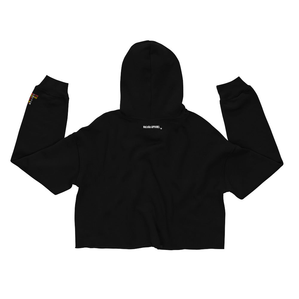 Black Privilege Crop Hoodie